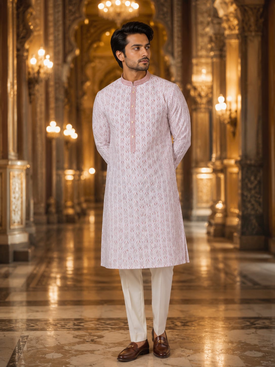 Blush Ikat Majesty — Men's Wear at Trendy Closet, Morrisville NC