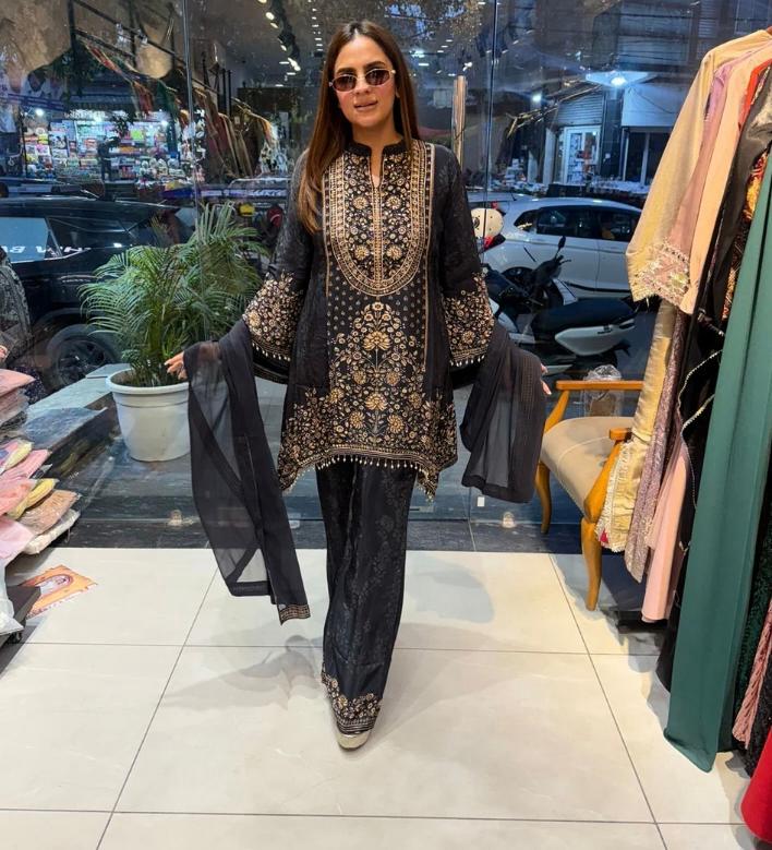 Midnight Gilded Bloom Suit — Suit Set at Trendy Closet, Morrisville NC