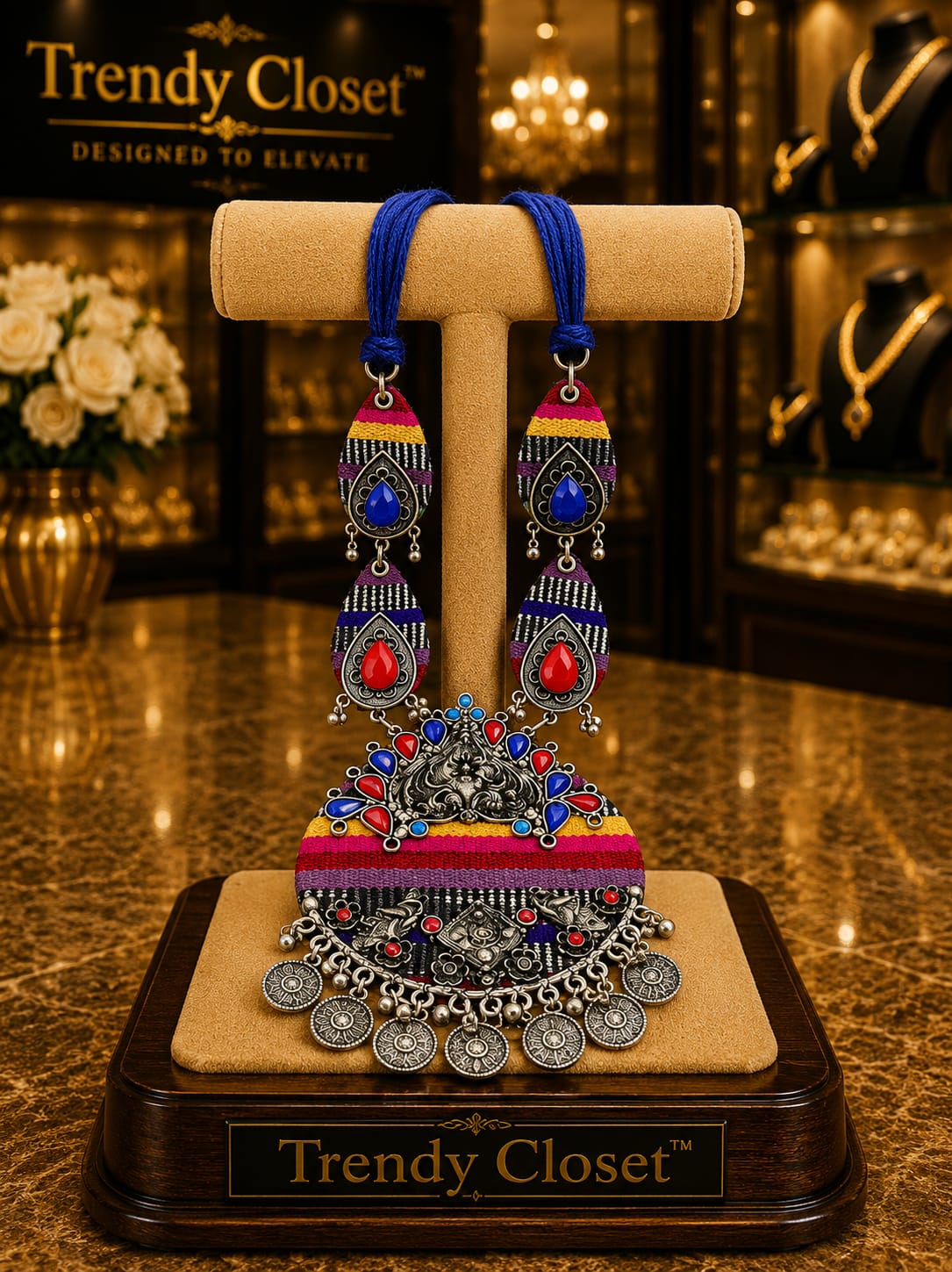 Boho Banjara Statement Necklace — Accessories at Trendy Closet, Morrisville NC
