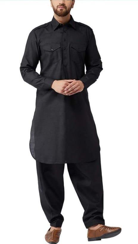 Midnight Noir Pathani — Men's Wear at Trendy Closet, Morrisville NC