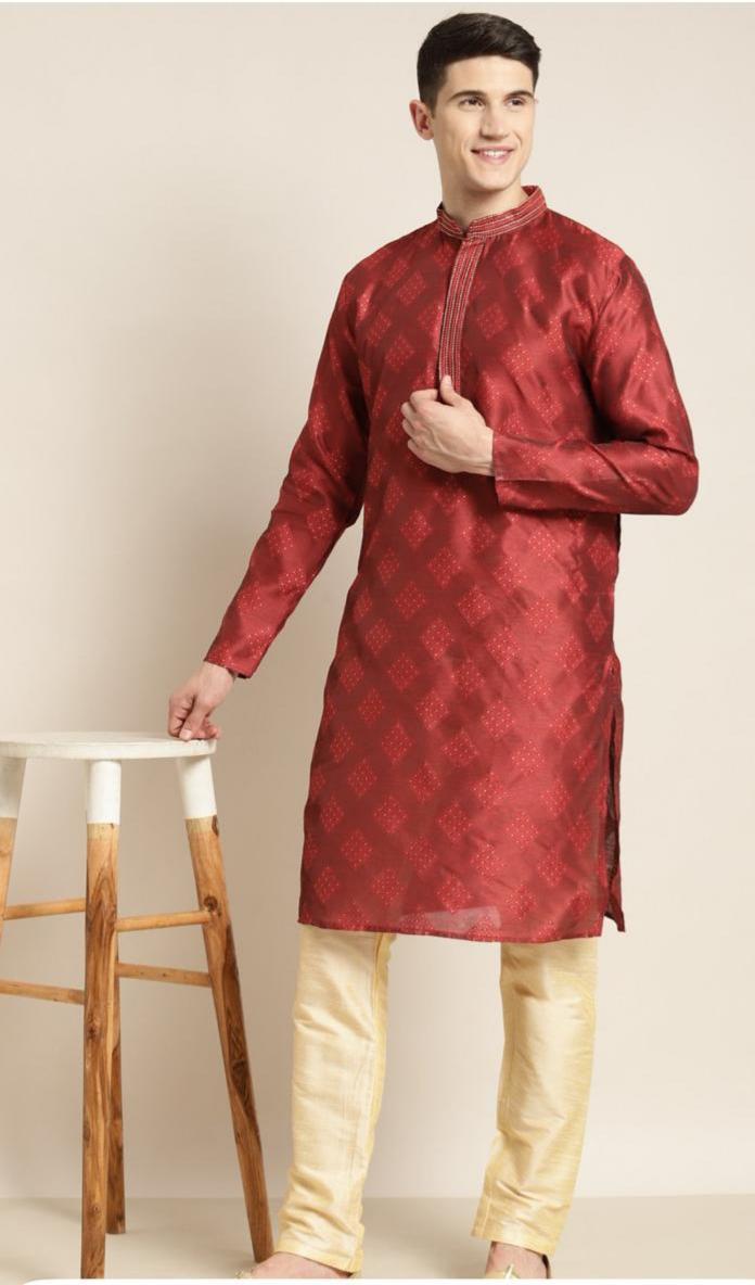 Ruby Royale Kurta Set — Men's Wear at Trendy Closet, Morrisville NC