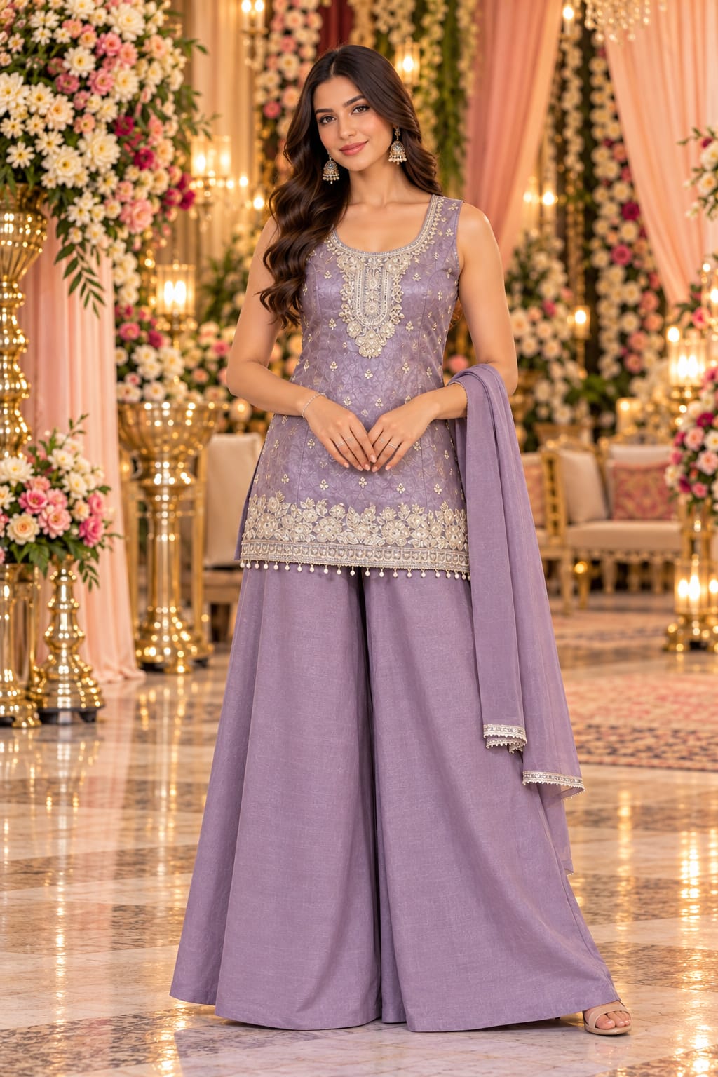 Lavender Whisper Palazzo Set — Palazzo Set at Trendy Closet, Morrisville NC
