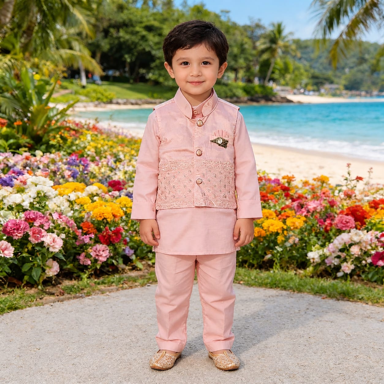 Dusty Rose Prince Set — Kids - Boy at Trendy Closet, Morrisville NC
