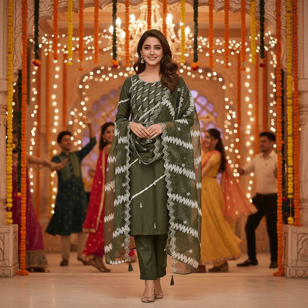 Emerald Grace Suit — Suit Set at Trendy Closet, Morrisville NC