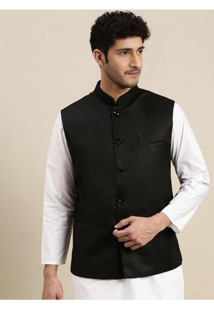Classic Noir Nehru Set — Men's Wear at Trendy Closet, Morrisville NC