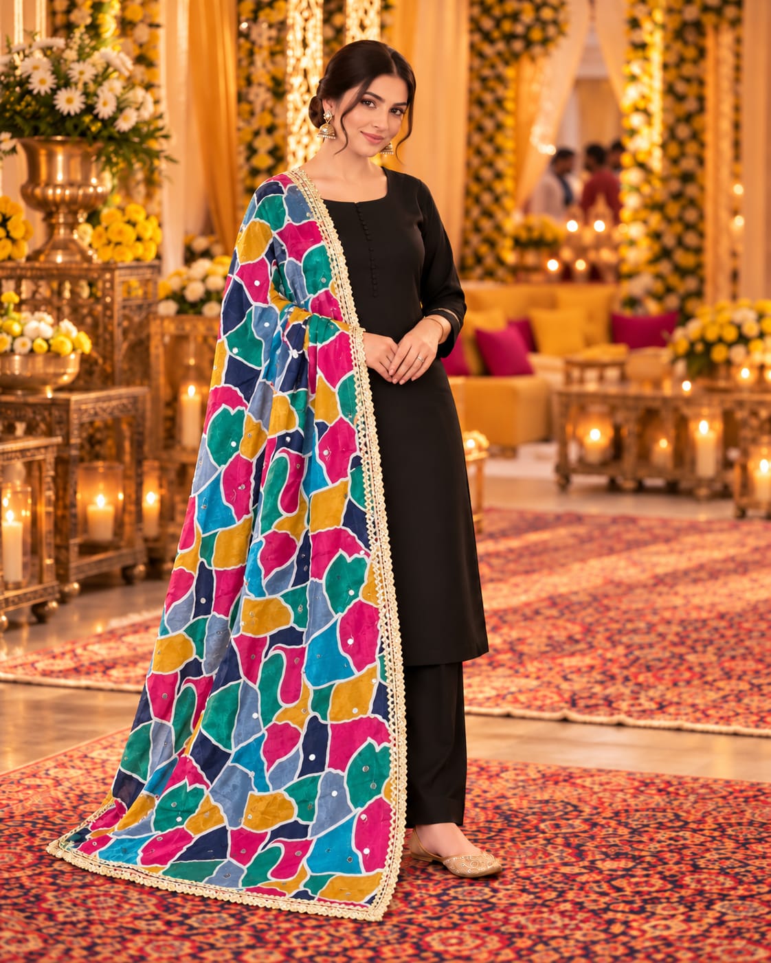 Ebony Kaleidoscope Suit — Suit Set at Trendy Closet, Morrisville NC
