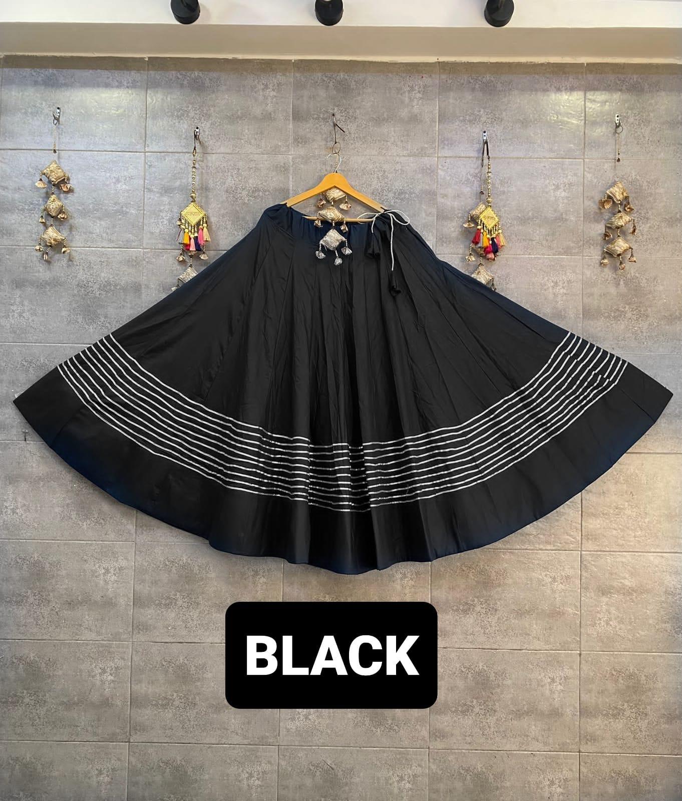 Ebony Gota Grace Lehenga — Ghagra Choli at Trendy Closet, Morrisville NC