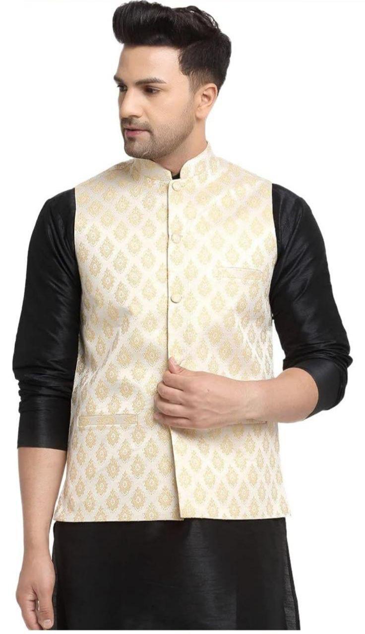 Midnight Gold Nehru Set — Men's Wear at Trendy Closet, Morrisville NC