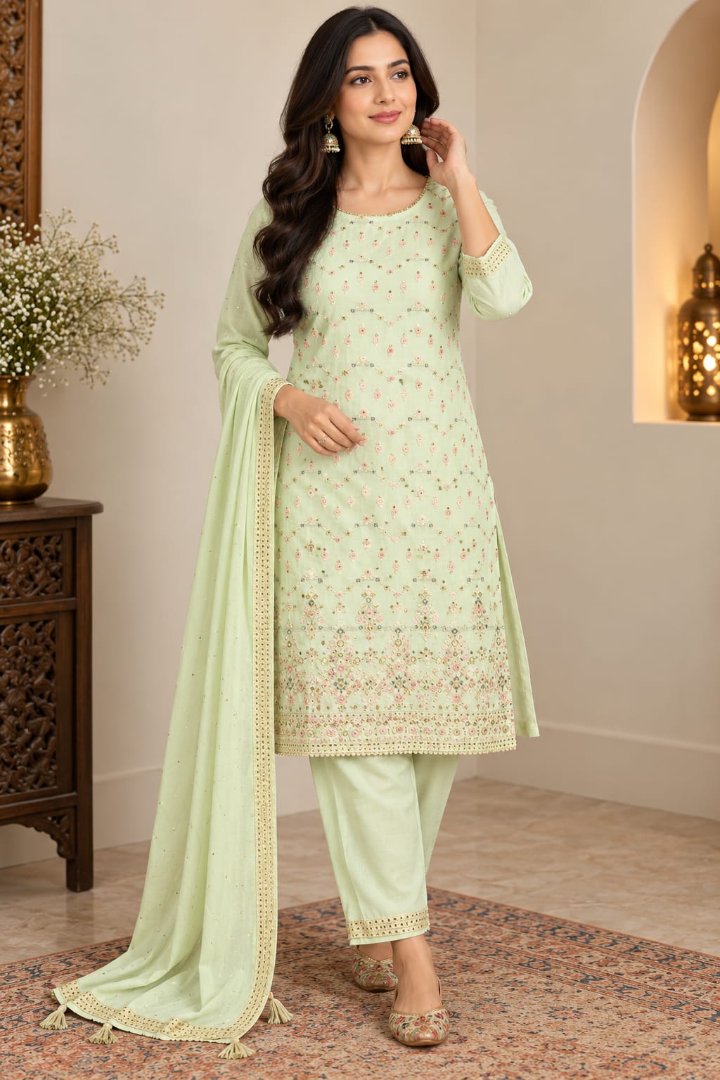 Mint Meadow Serenity — Suit Set at Trendy Closet, Morrisville NC
