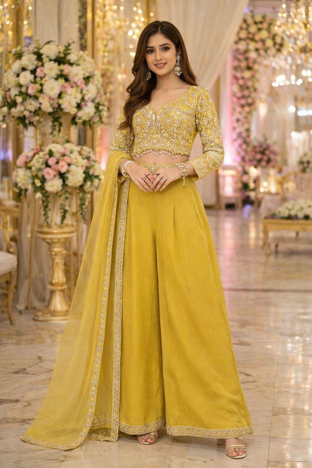 Citrine Radiance Palazzo — Palazzo Set at Trendy Closet, Morrisville NC