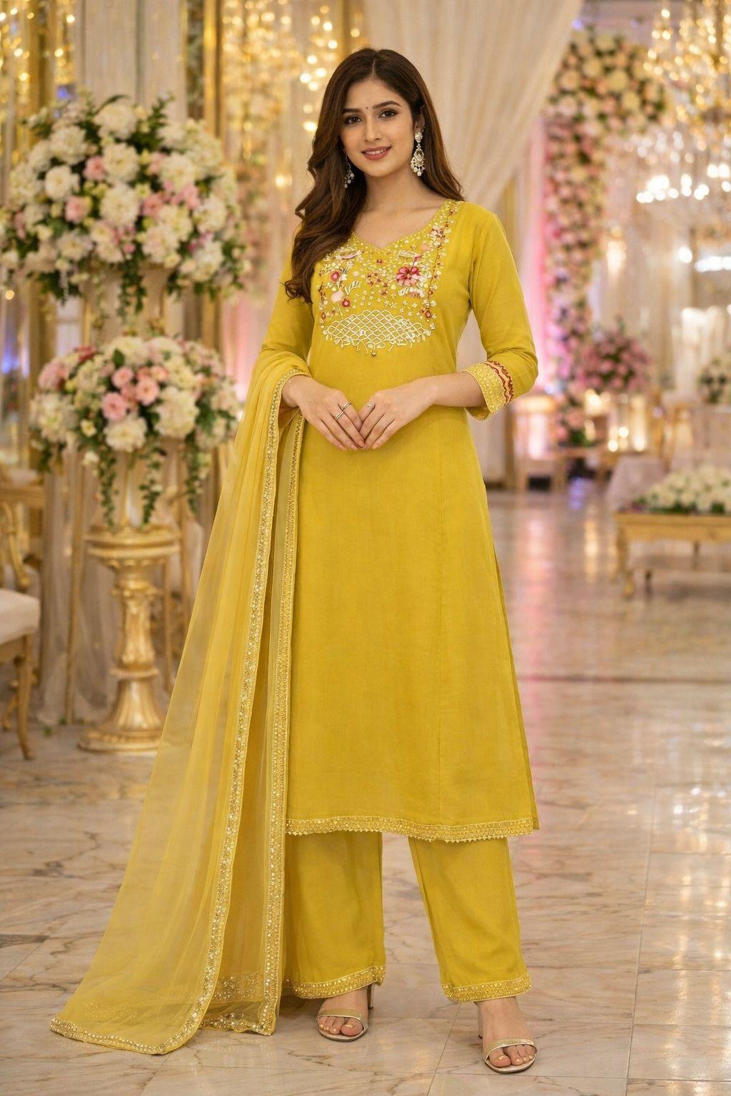 Golden Marigold Suite — Suit Set at Trendy Closet, Morrisville NC