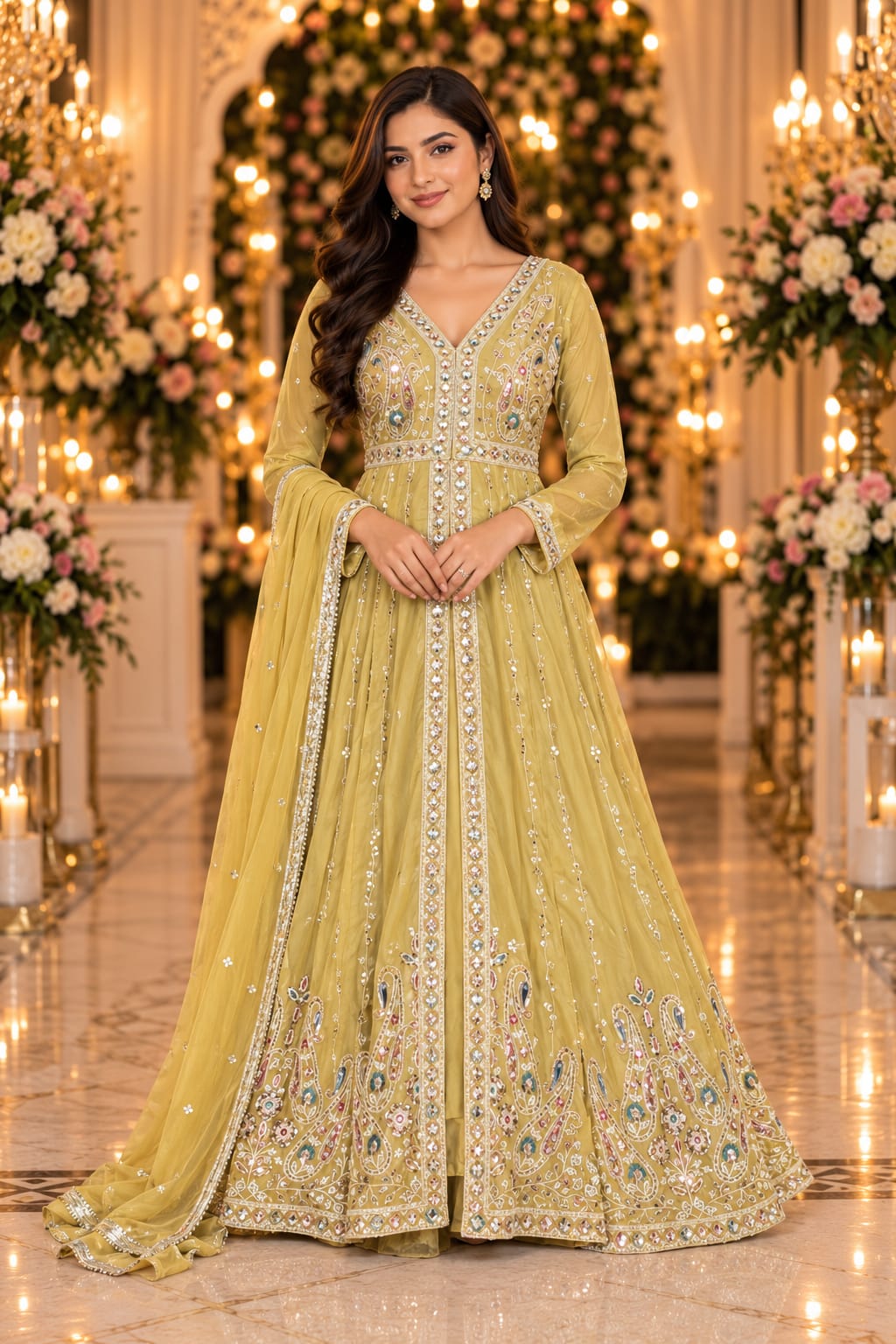 Olive Mirror Radiance — Gowns at Trendy Closet, Morrisville NC