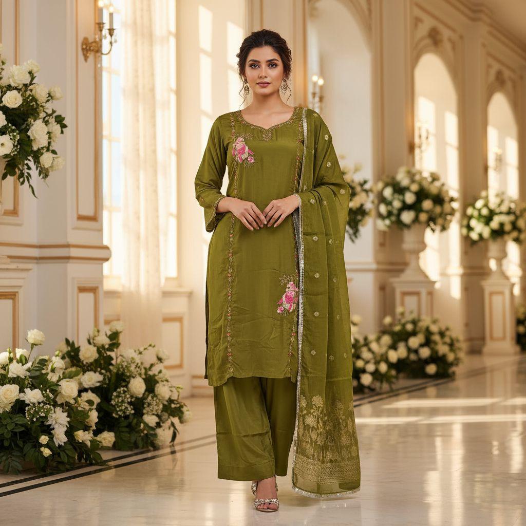 Moss Grace Palazzo Set — Palazzo Set at Trendy Closet, Morrisville NC