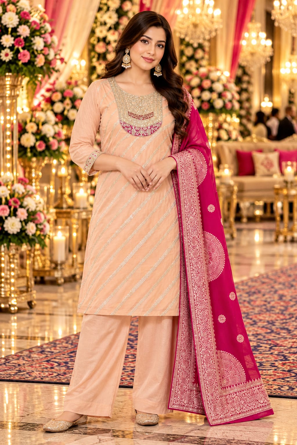Blush Nectar Palazzo Set — Palazzo Set at Trendy Closet, Morrisville NC