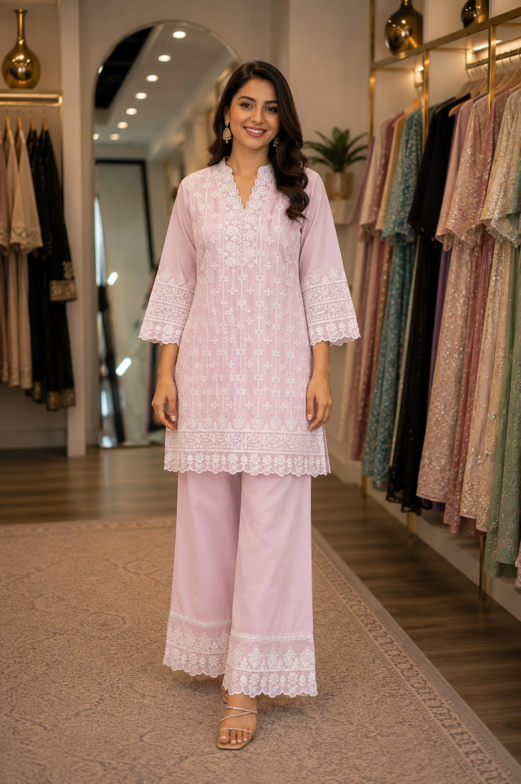 Lilac Blossom Palazzo Set — Palazzo Set at Trendy Closet, Morrisville NC