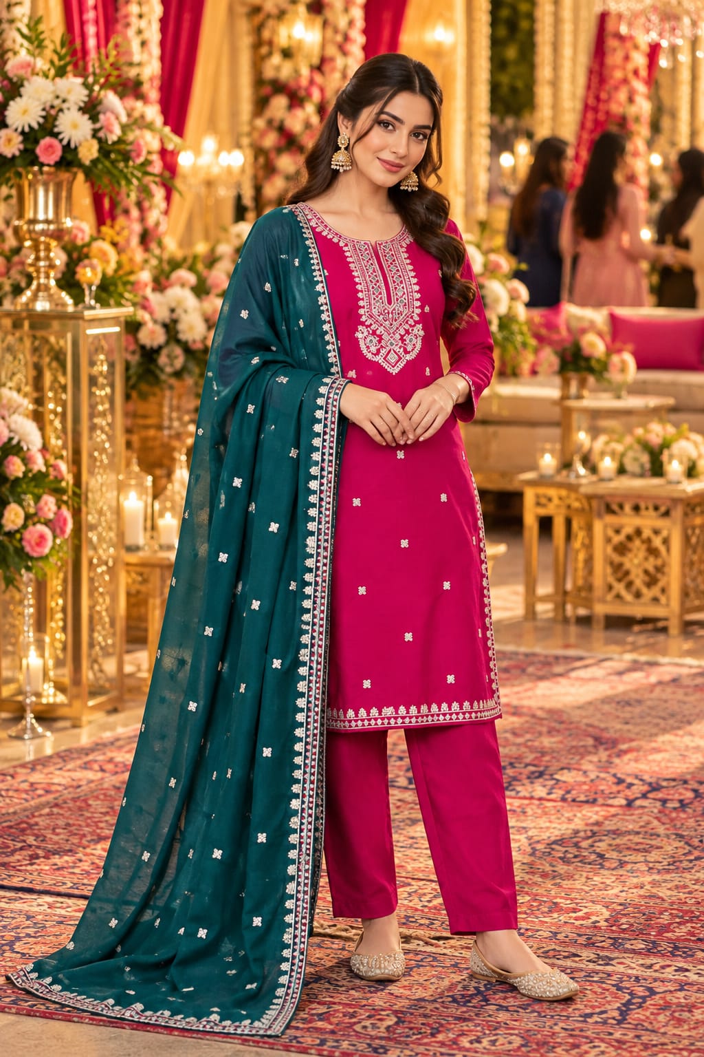 Fuchsia Garden Muse — Suit Set at Trendy Closet, Morrisville NC