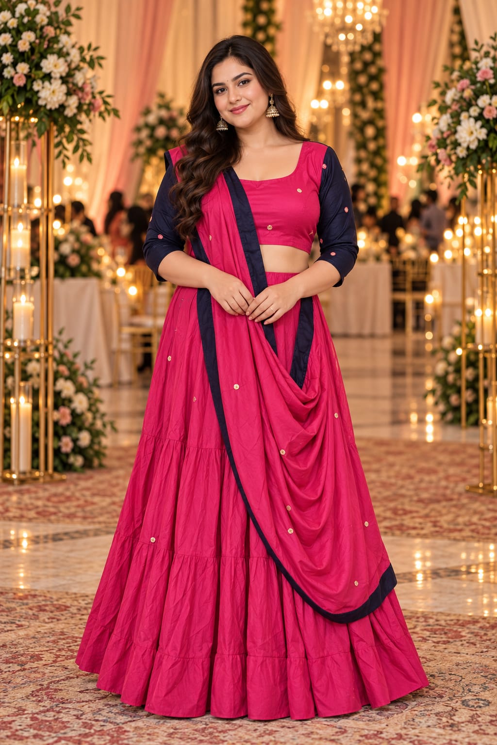 Magenta Muse Lehenga — Lehengas at Trendy Closet, Morrisville NC