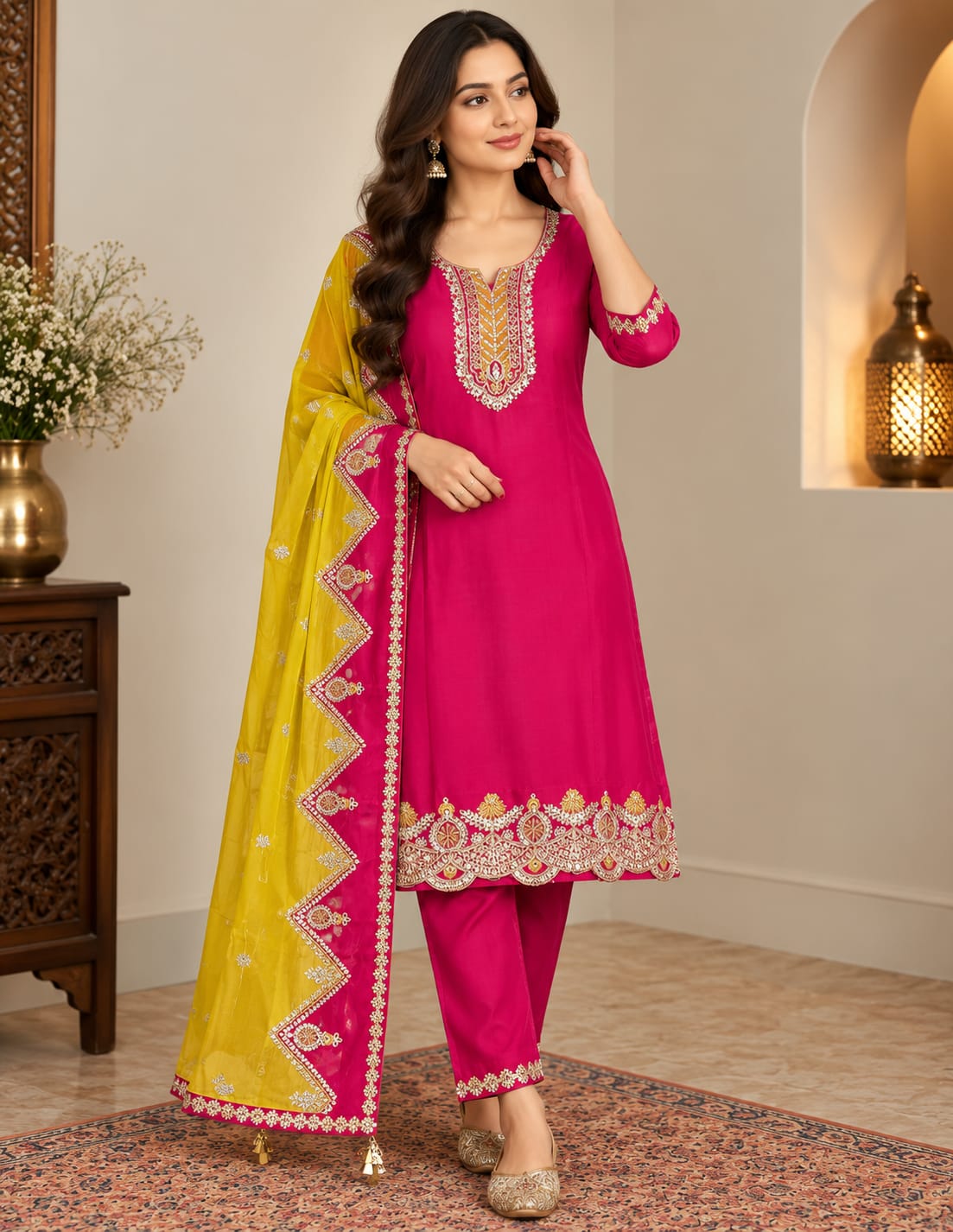 Magenta Radiance Suit — Suit Set at Trendy Closet, Morrisville NC