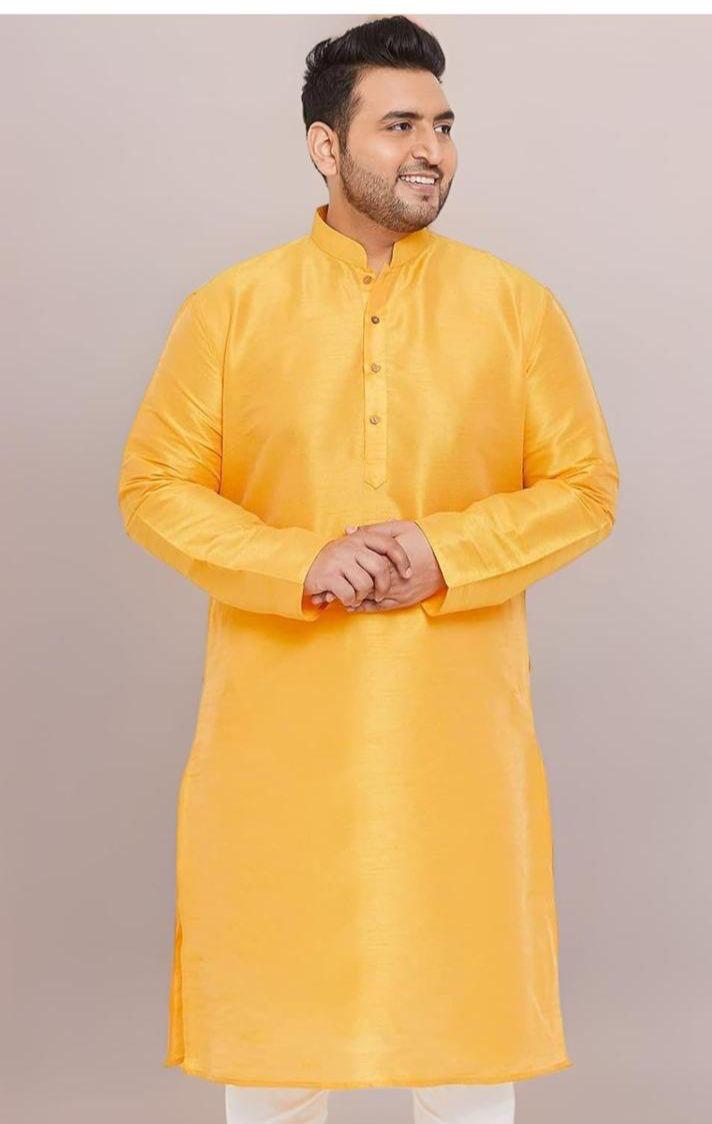 Marigold Radiance Kurta — Men's Wear at Trendy Closet, Morrisville NC