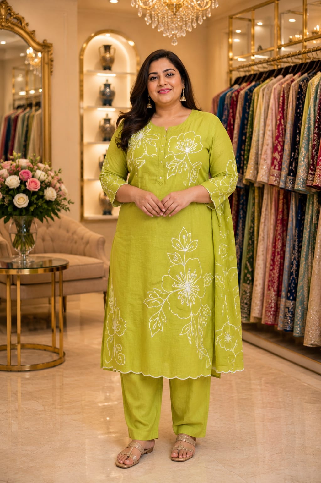 Meadow Flora Suit Set — Suit Set at Trendy Closet, Morrisville NC