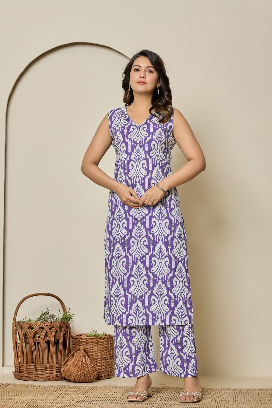 Orchid Ikat Symphony — Co-ord Set at Trendy Closet, Morrisville NC