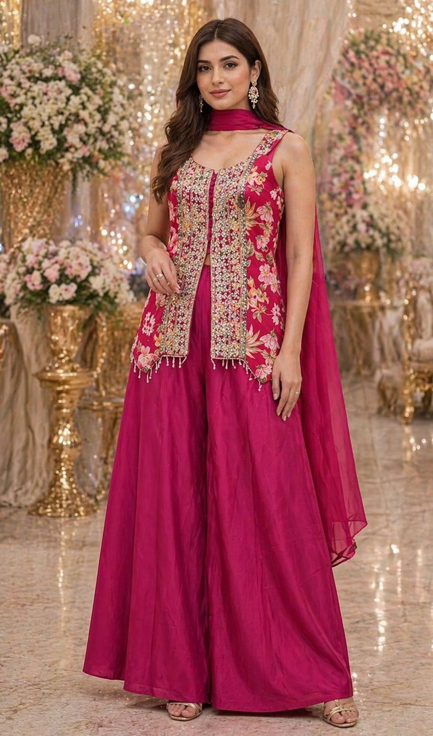 Rani Bloom Palazzo Set — Palazzo Set at Trendy Closet, Morrisville NC