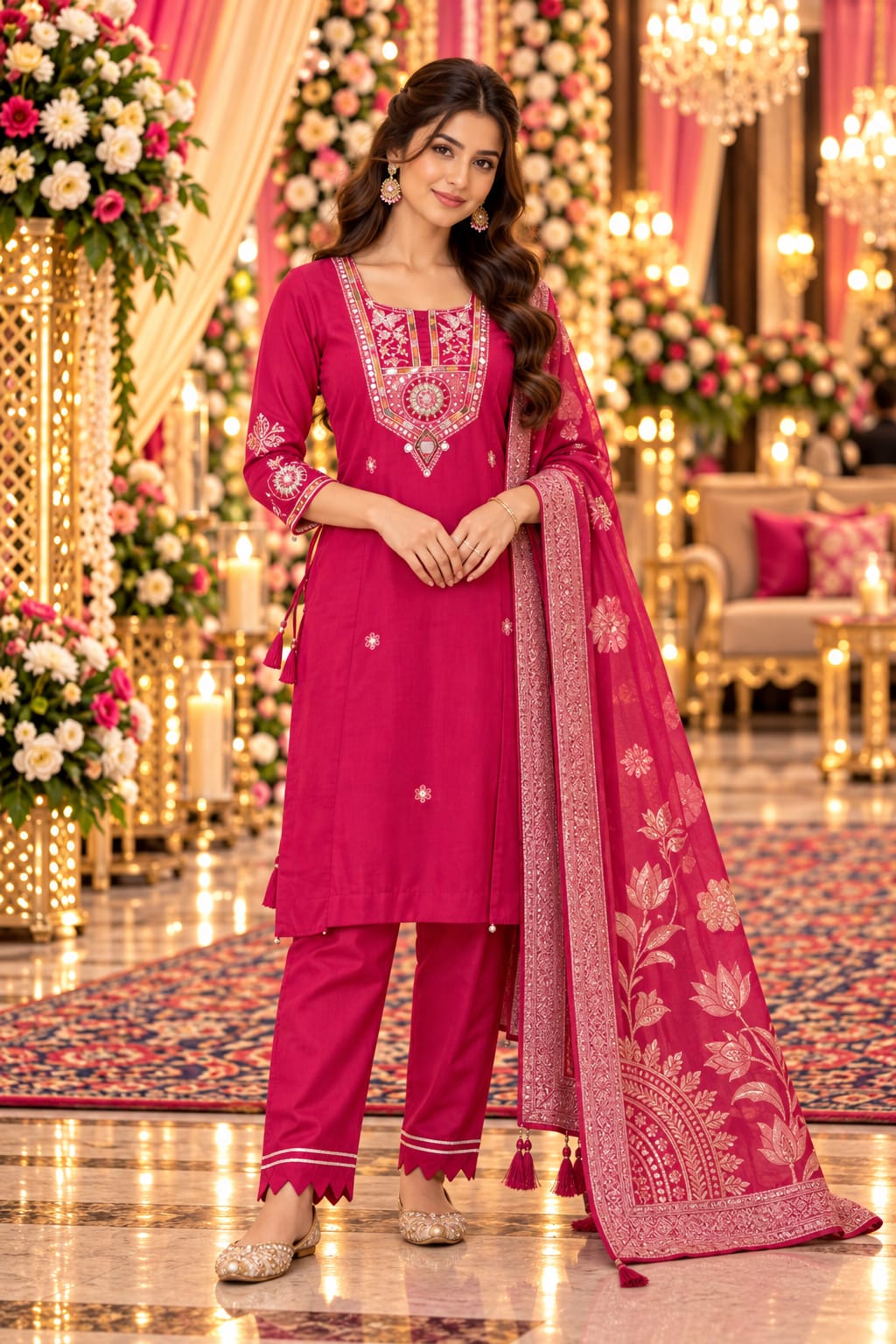 Rani Pink Royal Suit — Suit Set at Trendy Closet, Morrisville NC