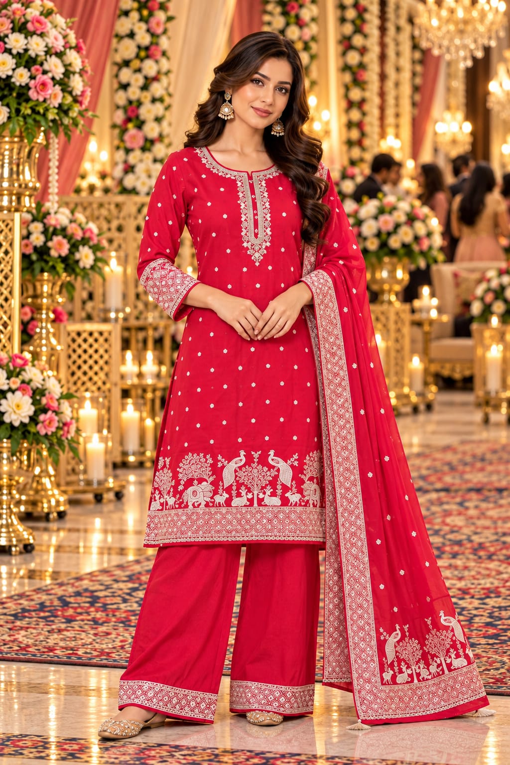 Scarlet Peacock Palazzo Set — Suit Set at Trendy Closet, Morrisville NC